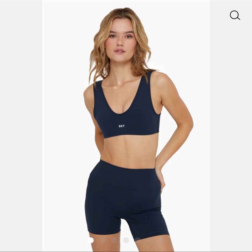 SET ACTIVE Sportbody Dip Bra black